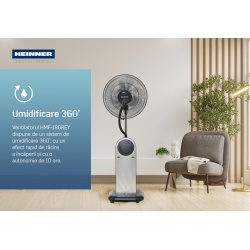 VENTILATOR HEINNER HMF-18GREY - Img 9