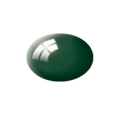 Verde marin lucios RAL 6005, vopsea acrilica 18 ml