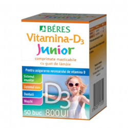 VITAMINA D3 JUNIOR 800UI 50CPR MASTICABILE