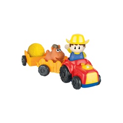 WINFUN TRACTORAS CU REMORCA SI FIGURINA FERMIER - Img 2