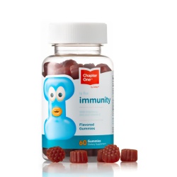 Zahler Chapter One Kids Immunity, Kosher Certified, Flavored Gummies, Multivitamine Pentru Sustinerea Imunitatii Pentru Copii, 60 Jeleuri - Img 2