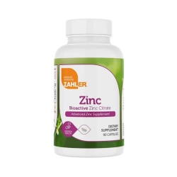Zahler Zinc, Bioactive Zinc Citrate, Advanced Zinc Supplement, Zinc Citrat Bioactiv, 90 Tb