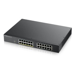 Zy GS1900-24, 24-port GbE L2, 12 Prt POE - Img 2
