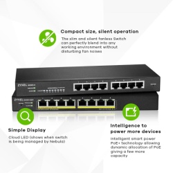 ZYXEL GS1915-8EP 8GB HYBR POE NEBULA SW - Img 8