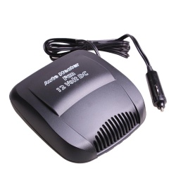 Aeroterma auto 2in1, Ventilate, Incalzire Rapida si Dezghetare Geamuri, alimentare 12V, putere 150W, cu mufa de bricheta - Img 3