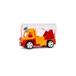 AUTOSPECIALA POMPIERI CU SCARA ROSU PORTOCALIU 46CM