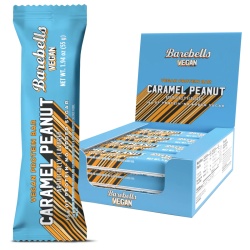 Barebells Vegan Protein Bar, Baton Proteic Vegan Cu Aroma De Arahide Si Caramel, 55 G