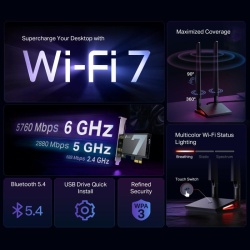 BE9300 WiFi 7 & BT5.4 PCI-Express Adapto - Img 5