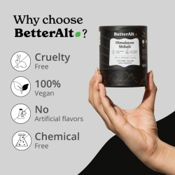 Better Alt Shilajit Himalayan, Rasina Pura Cu 75% Acid Fulvic, 30g - Img 3