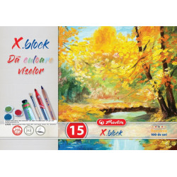 Bloc desen x.block a3 15 file 250 grame policrom