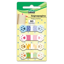 Bloc notes adeziv index, Fantasie Animale, din plastic (60 blister/display) - Img 3