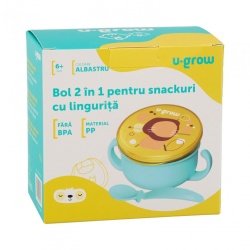 Bol 2 in 1 pentru snackuri, blue - Img 4