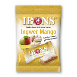 Bomboane gumate cu ghimbir si mango IBONS 92g