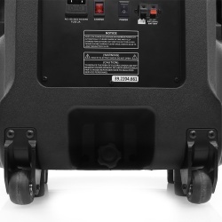 BOXA PORTABILA 15''/38CM + TWEETER 350W BT/USB/FM/SD + 2MIC VHF - Img 16