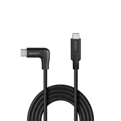 Cablu Lindy USB C, 90°, 10Gbps, 1m negru - Img 6