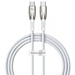 Cablu Retea Baseus Glimmer 100W, 1m, alb