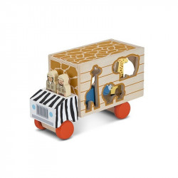 Camion cu forme de sortat Melissa and Doug, 2 personaje - Img 2
