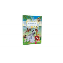 CARTE DE COLORAT A4, 24 PAGINI, ALFABET CU ANIMALE II