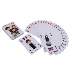 CARTI DE JOC ROYAL DIN PLASTIC EDUCATIVE 3IN1 INVATA DESPRE TARILE EUROPEI - Img 5