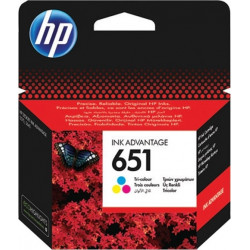 Cartus Cerneala Original HP Color, nr.651, pentru DJ 5575|5645|Mobile OJ 202|252, , incl.TV 0.11 RON, "C2P11AE"