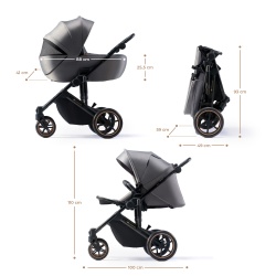 CARUCIOR 2 IN 1 KINDERKRAFT PRIME 2, SHADOW GREY - Img 6