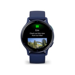 Ceas Garmin vivoactive 5 Blue/Blue Metal - Img 2