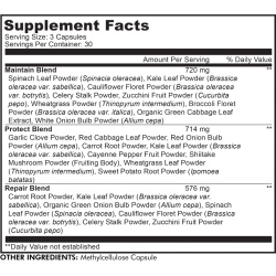Codeage Easy Veggies Daily Veggie Blend, Amestec De Super-alimente, 90 Cps - Img 3