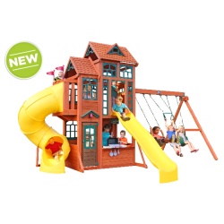 Complex de joaca din lemn Canyon Ridge Kidkraft - Img 1