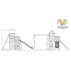 Complex joaca din lemn 7in1 Fungoo Treehouse - Img 5