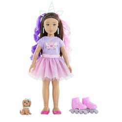 COROLLE SET UNICORN PAPUSA LUNA 28CM - Img 2
