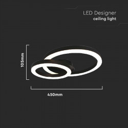 Corp iluminat led 20w 3000k alb cald - Img 2