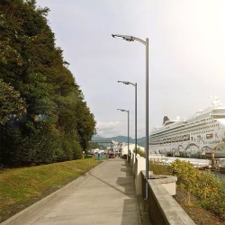 CORP ILUMINAT STRADAL LED SOLAR 40W 120LM/W 6000K ALB RECE - Img 9