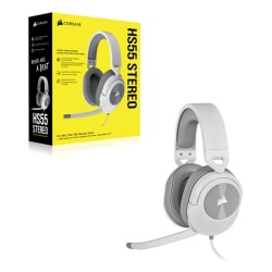 Corsair HS55 Stereo Headset, White, Jack - Img 9