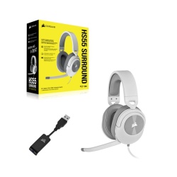 Corsair HS55 Surround Headset, White, Jk - Img 10