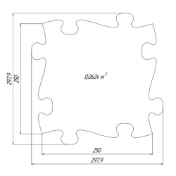 Covoras ortopedic senzorial puzzle Set pentru bebelusi Muffik - Img 2