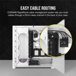 Cr icue 5000d rgb airflow mid tower wh - Img 7