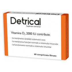 DETRICAL D3 2000IU 60CPR