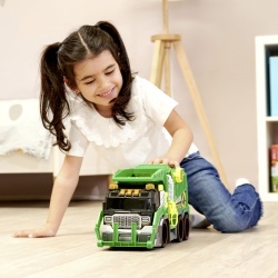 DICKIE TOYS CAMION DE RECICLARE CU LUMINI SI SUNETE 39CM - Img 3