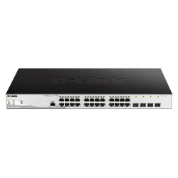 DLINK SW 24P-GB 4CMB 12P-POE SMART RM - Img 2