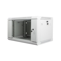 Dulap rack de perete 19", 6U, gri V2