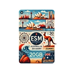 eSIM Australia 20GB 30Days Economy
