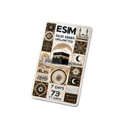 eSIM Hajj Special ARABIA, Unlimited Plus, 7 Days
