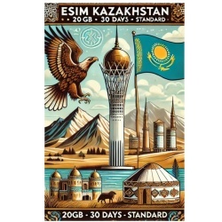 eSIM Kazakhstan 20GB 30Days Standard