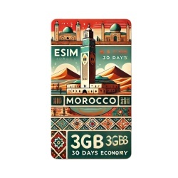 eSIM Morocco 3GB 30Days