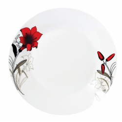FARFURIE INTINSA PORT. 23CM, RED FLOWERS - Img 2