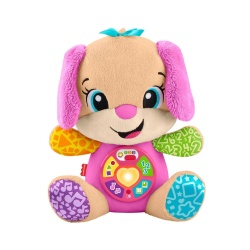 FISHER PRICE CATEL INTERACTIV CU URECHI ROZ RADE SI INVATA - Img 2