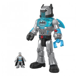FISHER PRICE IMAGINEXT DC SUPER FRIENDS ROBOT BATMAN IN COSTUM GRI 30CM - Img 2