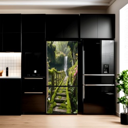 Folie imprimata color pentru decor Frigider, dimensiune 200 x 90cm, model: AVX-FR25 - Img 1