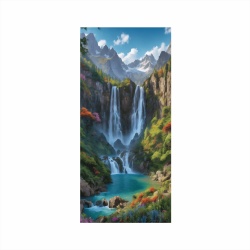 Folie imprimata color pentru decor Frigider, dimensiune 200 x 90cm, model: AVX-FR27 - Img 2