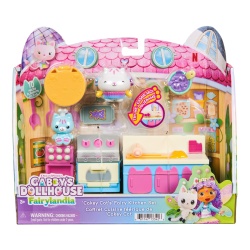 GABBYS DOLLHOUSE FAIRYLANDIA SET DE JOACA BUCATARIA MAGICA A PISICII CAKEY CU FIGURINE SI ACCESORII
